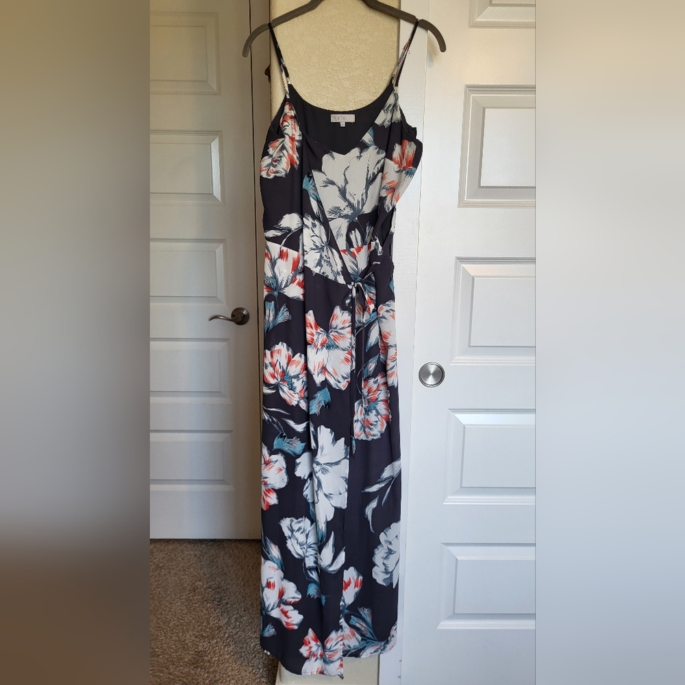 1. State Navy Floral Maxi Dress